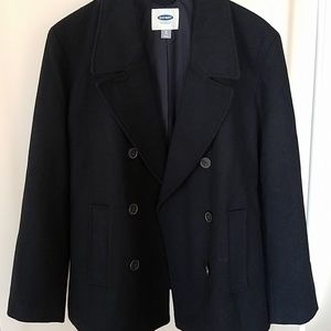 Navy pea coat